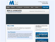 Tablet Screenshot of mingassociates.com